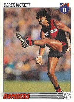 1993 Select AFL #133 Derek Kickett Front
